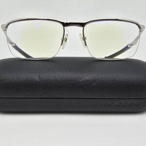 Oakley OX3187-0353 Conductor 0.5 Chrome Semi Rimless Eyeglasses Frame w/ Case